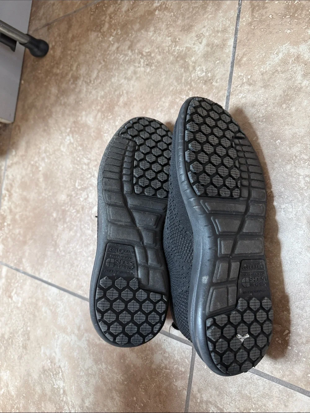 Cole Haan Black Knit Lace-Up Sneakers - Picture 5 of 5